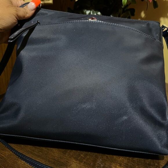 Kate Spade New York Jae Nylon Flat Zip Tote, Navy - Picture 7 of 9